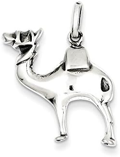 Sterling Silver Antiqued Camel Charm,
