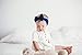 Baby Bling Bows Newborn to Little Girls Hair Bow - Trimmed and Classic Knot Headbands Toddlers Hair Accessories, One Size (2 Pack - Burgundy and Navy)