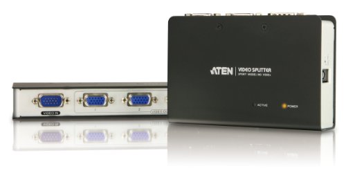 ATEN 2-Port 250 MHz VGA Video Splitter VS82 (Black)