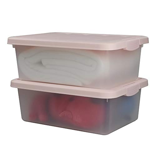 Pink Plastic Storage Bins. Honla Weaving Plastic Storage Baskets Bins