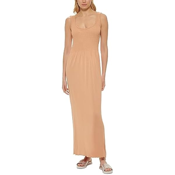 dkny maxi dress Amazon.com: DKNY Jeans Womens Summer Slub Maxi Dress Tan XL : Clothing,  Shoes & Jewelry