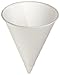 Solo 42R-2050 4.25 oz White Paper Cone Cups (Case of 5000)