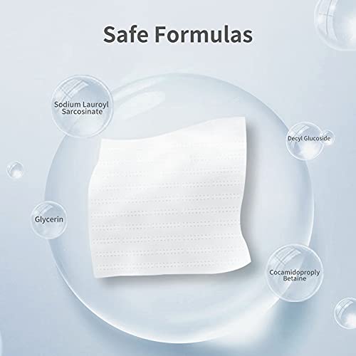 Winner Daily Facials for Clean Sensitive Skin, Disposable Dry Cloths Face Wash, Makeup Remover