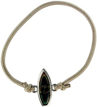 Mood Bracelet Butterfly Charm Tan Grey Bracelet With Color Changing Mood Butterfly - Fashion Jewelry