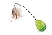Petlinks Wild Thing Electronic Motion Wand Toy for Cats & Kittens, Spinning, Battery Powered, Fun & Engaging Play, Encourages Exercise - Green, One Size