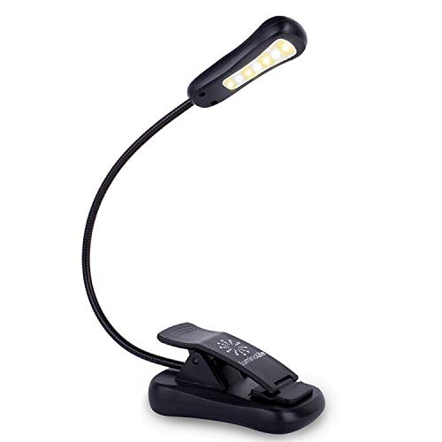 Best purple clip on reading lamp for headboard