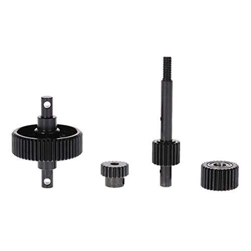 heaven2017 Metal Drive Transmission Straight Gears Set for 1/10 RC Car Axial SCX10 Gearbox