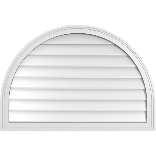Signature Urethane GVSRT38X2602SN Round Top Brickmould Frame, Primed Tan Signat…