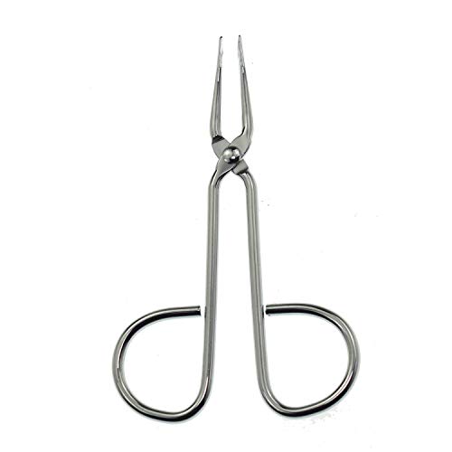 Motanar (2 Pack) Scissors Shaped Eyebrow Tweezers Clip - Flat Tip Tweezers Hair Plucker for Hair and Eyebrows Personal Care Multicolor (Silver & Straight) - Thumbnail 2