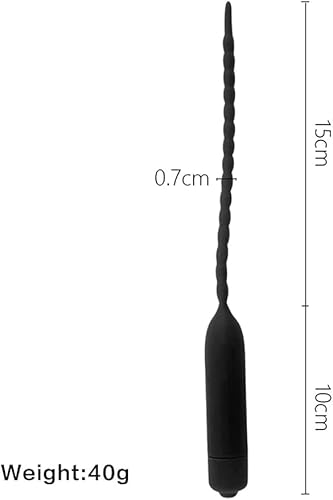 vibrating urethral plug Quiver Vibrating Penis Plug E-stim Urethral Sound – WeLovePlugs main image 1