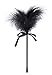 Black Rose Feather Tickler Naughty Party Fancy Dress Toy