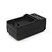 Battery Charger for Charger Kit for Panasonic Lumix CGA-S005 S005A/1B S005E S005GK DMW-BCC12 and Lumix DMC-FS1 FS2 DMC-FX01 FX07 DMC-FX1 FX3 FX8 FX9 FX10 FX12 FX50 FX100 FX150 FX180 DMC-LX1 LX2 LX3