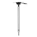 Attwood SP-3204 Lock’N-Pin ¾-inch Pin Post, Power Pedestal, Adjustable Height 24 to 30 Inches, Integral Seat Mount, Non-Thread