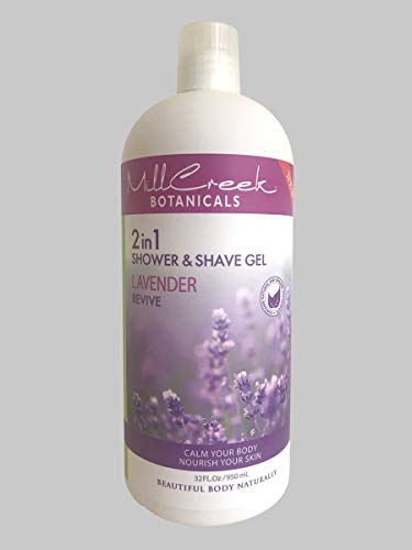Mill Creek 2 in 1 Shower and Shave Gel 32 oz (Lavender)