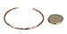 John S. Brana 3mm Hammered Copper Cuff Bracelet Handmade Jewelry - 100% Solid Uncoated Copper