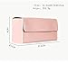 BUBM PU Leather Portable Travel Bag for Dyson Supersonic HD01 Hair Dryer,Fashion Zipper Moistureproof Anti-scratch Dustproof Shockproof Protection Organizer Travel Storage Case (Pink)