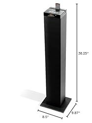 GOgroove Bluetooth Tower Speaker with Subwoofer