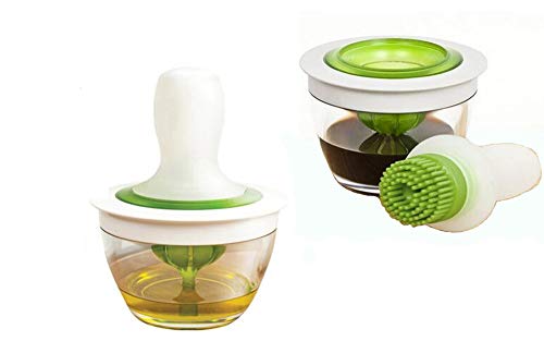 Smartistech 2 Pack Chef's Basting Set Kitchen Tools Set Silicone Oil Brush BBQ Tool Honey Brushes