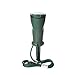 Woods 17321 17321WD Outdoor Plug-in Yard Stake Timer with Photocell; Dusk-To-Dawn; 3-Outlet; Green