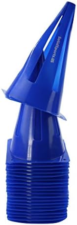 Solid Sports Pop-up Cones, Blue