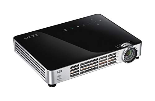 Vivitek Q7 Lite-BK Qumi Q7 Lite Super Bright LED WXGA HD 720 Pixel HDMI 3D-Ready Portable DLP Projector (Black) (Renewed)