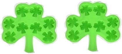 Wilton 8 Cavity Silicone Shamrock Mold(2pk)