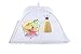 Ilyever 4 Pack Food Cover Tent with Extra Bottom Band,Large Collapsible Pop-Up 17