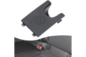 fitfoyo for Camry Child Seat Anchor Cover Avalon Rear Row Seat Safety Belt Anchor ISOFix Cover for 2018+ Toyota Camry for 2020+ Toyota Avalon Black