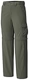 Columbia Boys Silver Ridge III Convertible Pants, X-Large, Cypress