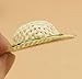 EatingBiting（R） Dollhouse Miniature Re-Ment 1:12 Scale Doll Princess Girls Straw Hat DIY Scene Doll Home Furniture Craft , Hat Sunhat Dollhouse Decoration Accessories for Kid Children
