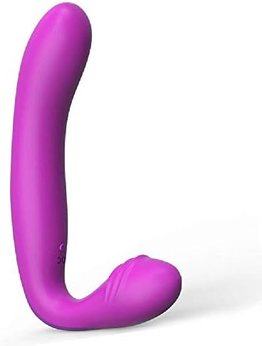 MVNTOO Enjoying Ad-ults Strapless vabritaor Women 9 Speed Double Vi-bra-ting Lesbian G Spot Silicone Ad-ult Toys Female Couple Purple1a Onesize