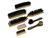 FootFitter Horsehair Shoe Shine Brush and Suede Cleaning Set, Complete Brush Kit for Restoring & Polishing Footwear