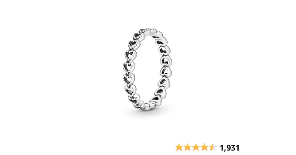 Pandora Jewelry Band of Hearts Sterling 