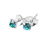 December - Blue Zircon 3MM 4 Claw Set Birthstone