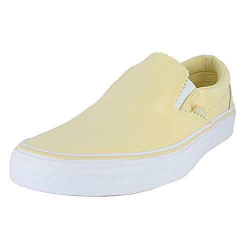 Vans Mens U Clasic Slip ON Pearl Suede Gold True White Size 5