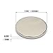 Grtard Powerful Neodymium Disc Magnets Rare Earth Magnets Fridge, DIY, Scientific, Craft, and Office Strong Magnets with Double-Sided Adhesive - 1.26'' D x 1/8'' H, Pack of 6