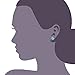JEWELRIESHOP Fake Plugs Faux Gauge Earrings Stainless Steel Studs Circle Flat Back Cheater Illusion Tunnel Dumbbell Barbell Earrings Fake Ear Plugs for Women (16G, 6 Pairs, 10mm)