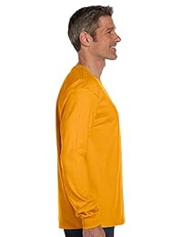 Hanes 6.1 oz. Tagless ComfortSoft - Camiseta de manga larga con bolsillo