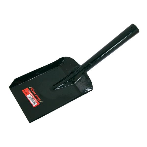 Neilsen CT2820 5in / 125mm Black Coal Shovel - Ideal for Handling Coal Fuel Loading and Removal