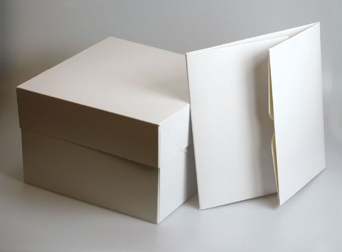 Art of cake White Cake Boxes - 10'' Square (254mm sq.) (Pack of 10)