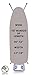 VieveMar Ironing Board Cover, Save 50% Ironing TIME! Easy FIT with Drawstring, NO DYE Transfer! 3 Durable Layers with Cotton, Aluminum and Teflon, Heat Reflective, Fits Wide Boards 18