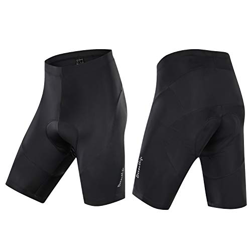 image for Deeoutlife Men's Cycling Shorts Bicycle Bike 3D Padded Biking Half Pan