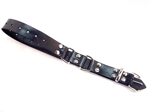Rouge Garments Black Leather Bondage Belt