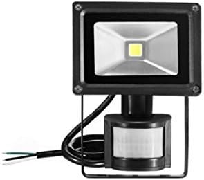 Hankcares Waterproof LED Flood Light, 10W Daylight Flood Light Outdoor White Motion Sensor for Landscape, Senic Spot,Hotel