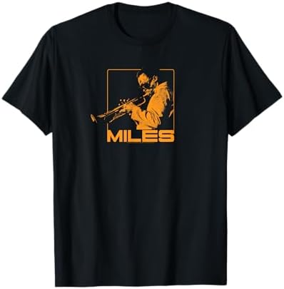Amazon.com: Miles Davis Tshirt Portrait Adult Natural Short Sleeve