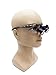Zgood Portable Surgical Binocular Loupes 2.5X420mm Optical Glass + 3W LED HeadLight (Black)