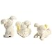 Factory Direct Craft Set of 6 Miniature Resin Springtime Bunny - Easter Table Favor Decorations (12)