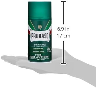 Proraso Shaving Foam, 300ml, Refreshing and Toning Shaving Foam with Eucalyptus Oil and Menthol, Made in Italy, Green - Image 4