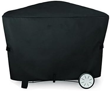 DcYourHome Grill Cover, 2000 and 3000 Series Grill Cover with Storage Bag BBQ Cover Waterproof, Heavy Duty Gas Grill Cover for Weber,Brinkmann,Char Broil,Holland and Jenn Air-Black Polyester Fibre