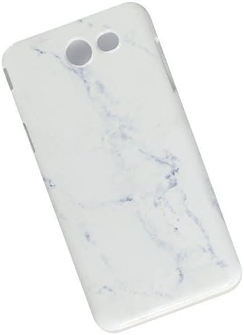 Samsung Galaxy J3 Emerge (2017) Protective Slim Case. White Marble.